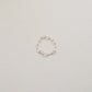Paperclip Silver Chain Ring PeacePiecesJewelry