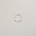 Paperclip Silver Chain Ring PeacePiecesJewelry
