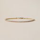 Tennis Bracelet Gold PeacePiecesJewelry