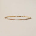 Tennis Bracelet Gold PeacePiecesJewelry
