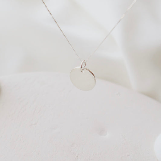 Custom Name Silver Necklace - سنسال اسم
