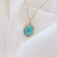 Aquamarine Large Sealed Necklace