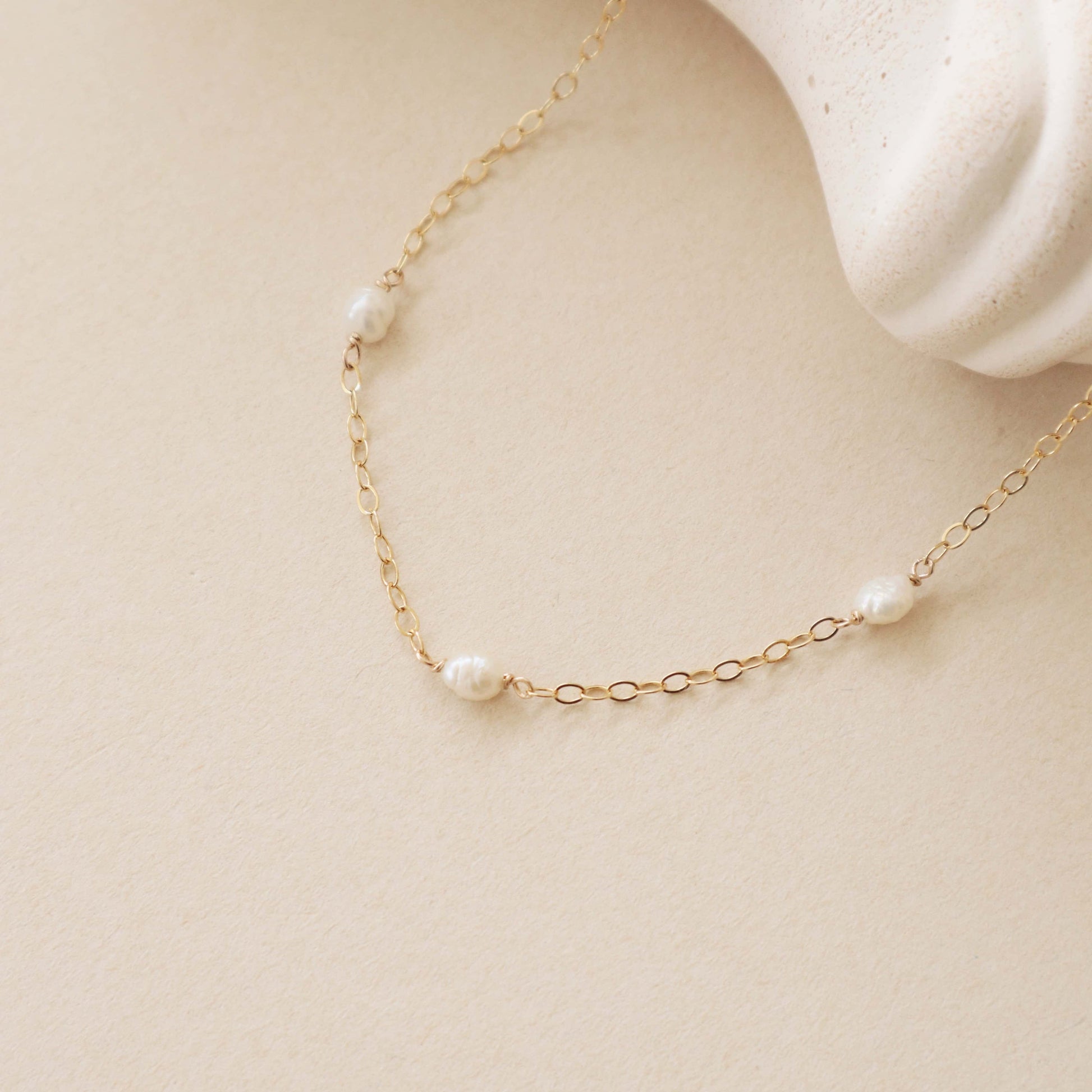 Pearls Necklace PeacePiecesJewelry
