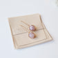 Faceted Light Amethyst Earrings PeacePiecesJewelry