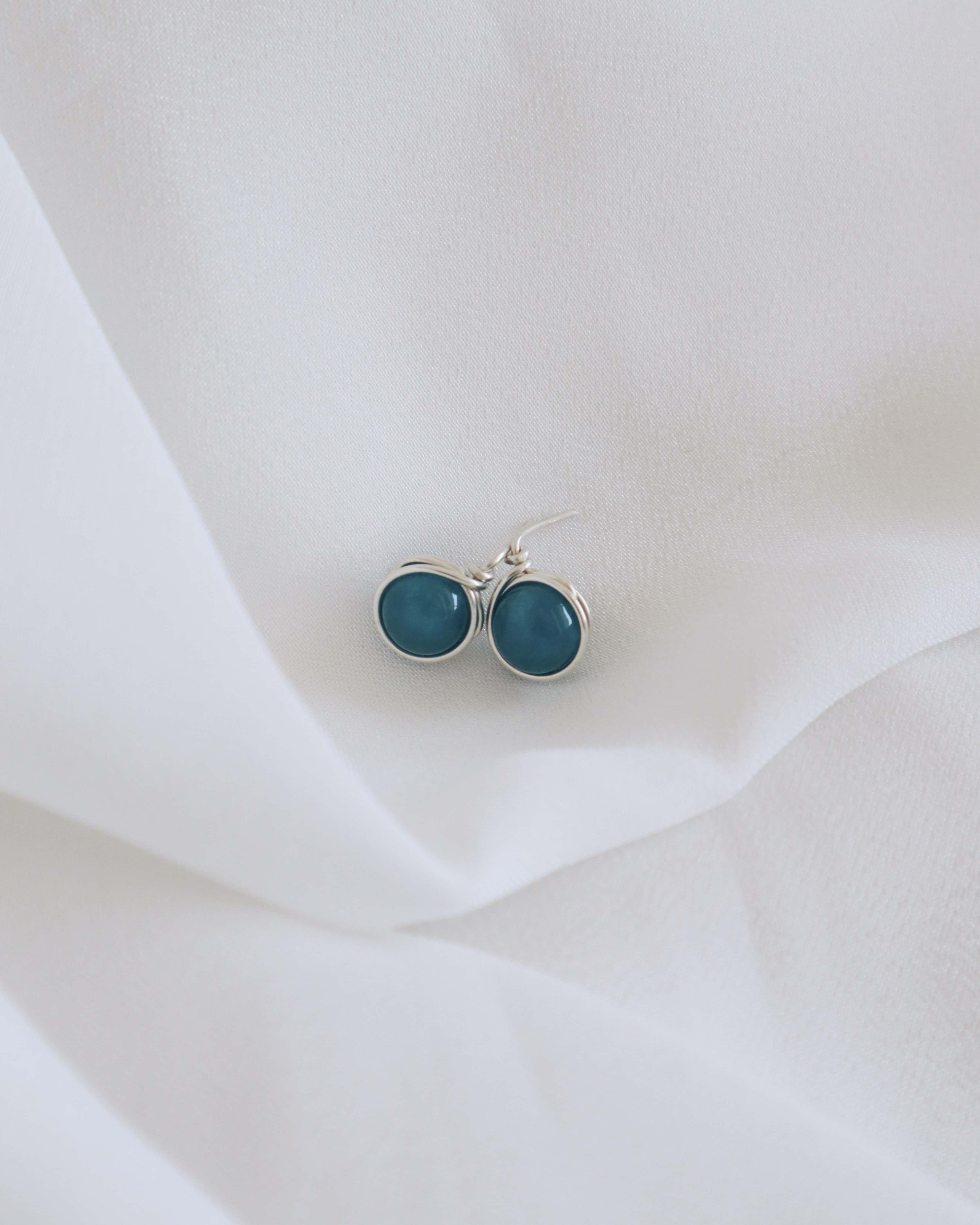 Turquoise Studs PeacePiecesJewelry