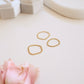 Curb Chain Gold Ring - PeacePiecesJewelry