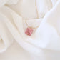 Pink Cubic Zirconia Gemstone Necklace