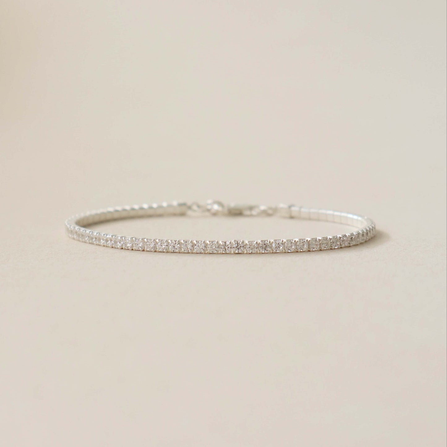 Tennis Bracelet Silver PeacePiecesJewelry