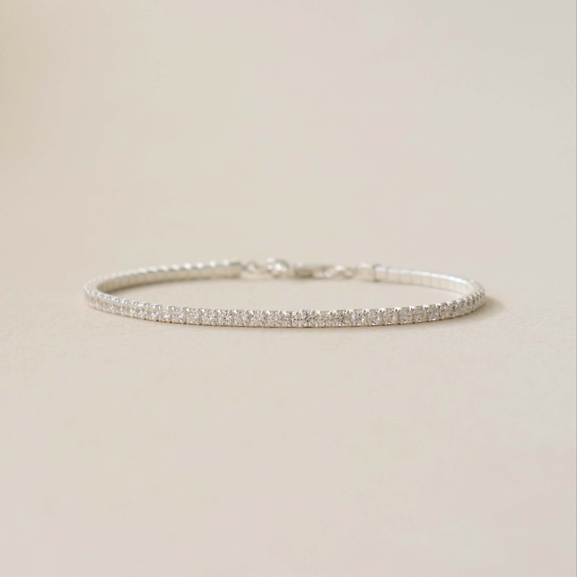 Tennis Bracelet Silver PeacePiecesJewelry