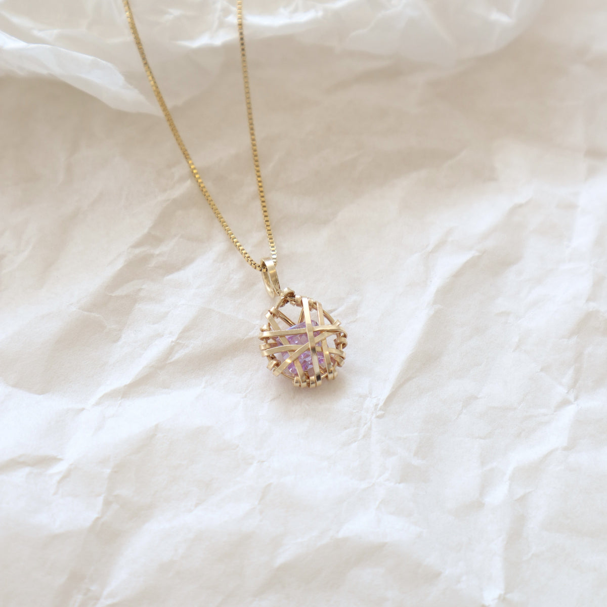 Sealed Amethyst Necklace Peace Pieces Jewelry
