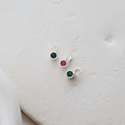 Round Silver Charm - PeacePiecesJewelry
