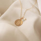 Nour Quran Necklace - سنسال فالله خير حافظاً دائري مع أحجار PeacePiecesJewelry
