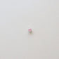 Pink Tourmaline Silver Heart Charm