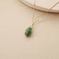 Green Agate Sealed Necklace