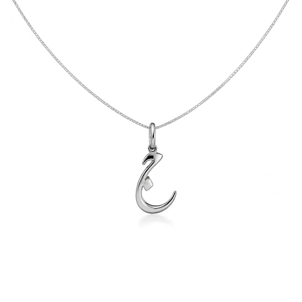 Arabic Initial Necklace PeacePiecesJewelry