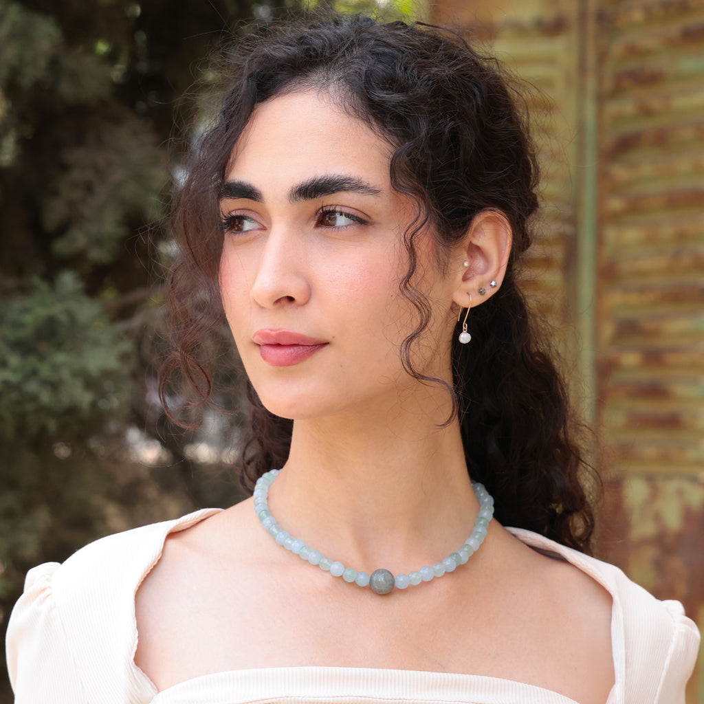Elora Sky Gemstone Necklace