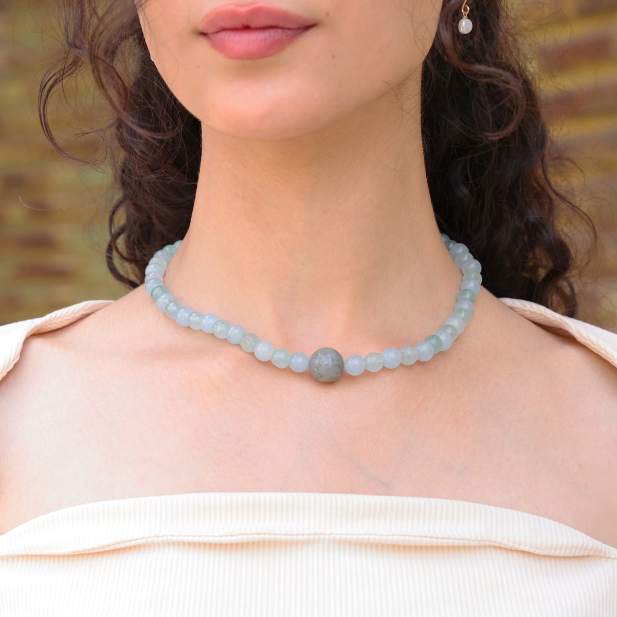 Elora Sky Gemstone Necklace