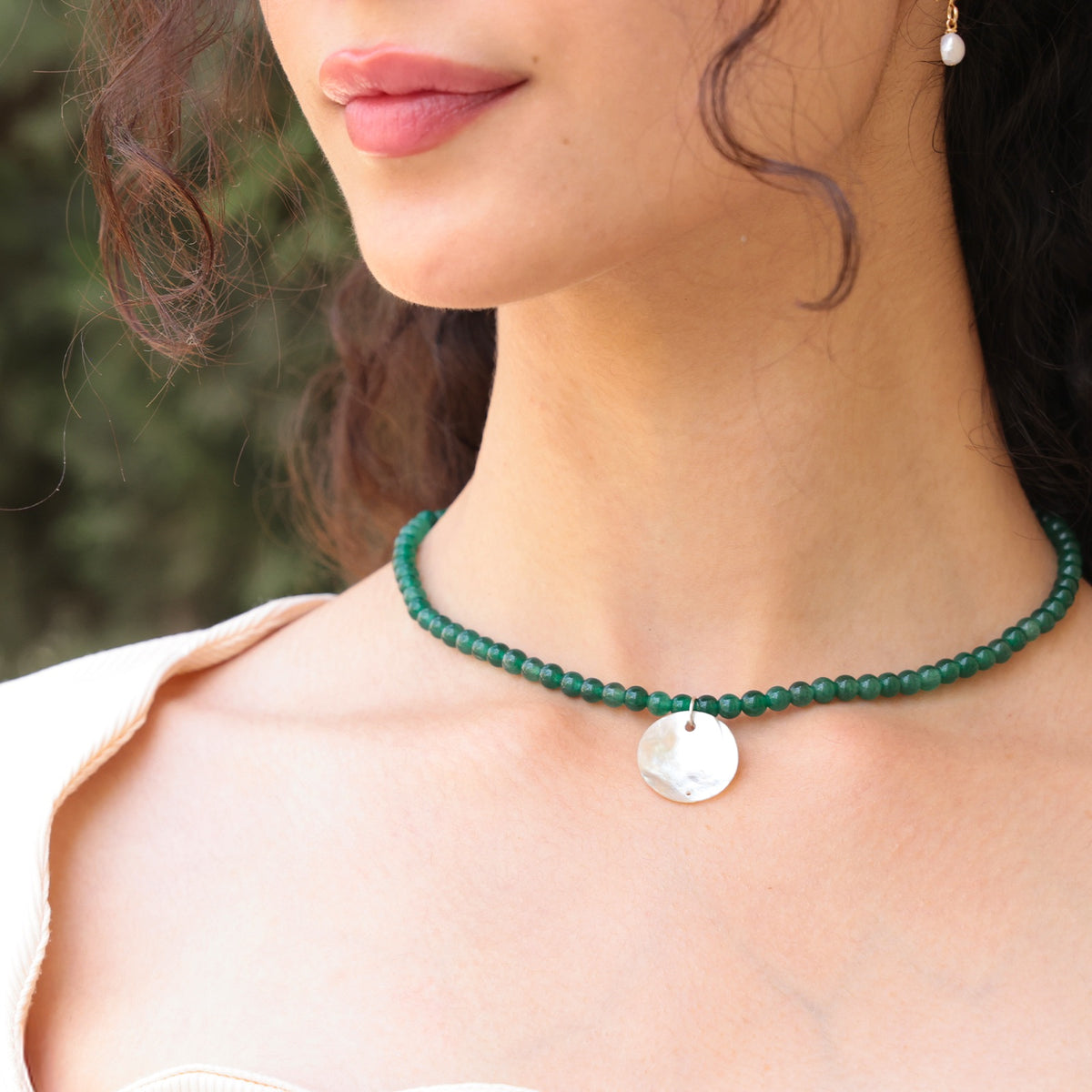 Elora Forest Gemstone Necklace