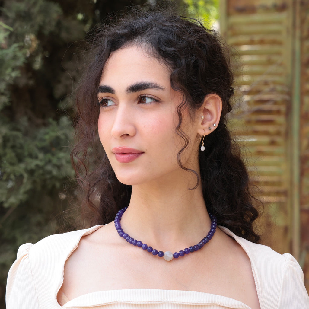 Elora Iris Gemstone Necklace
