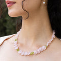 Elora Blossom Gemstone Necklace
