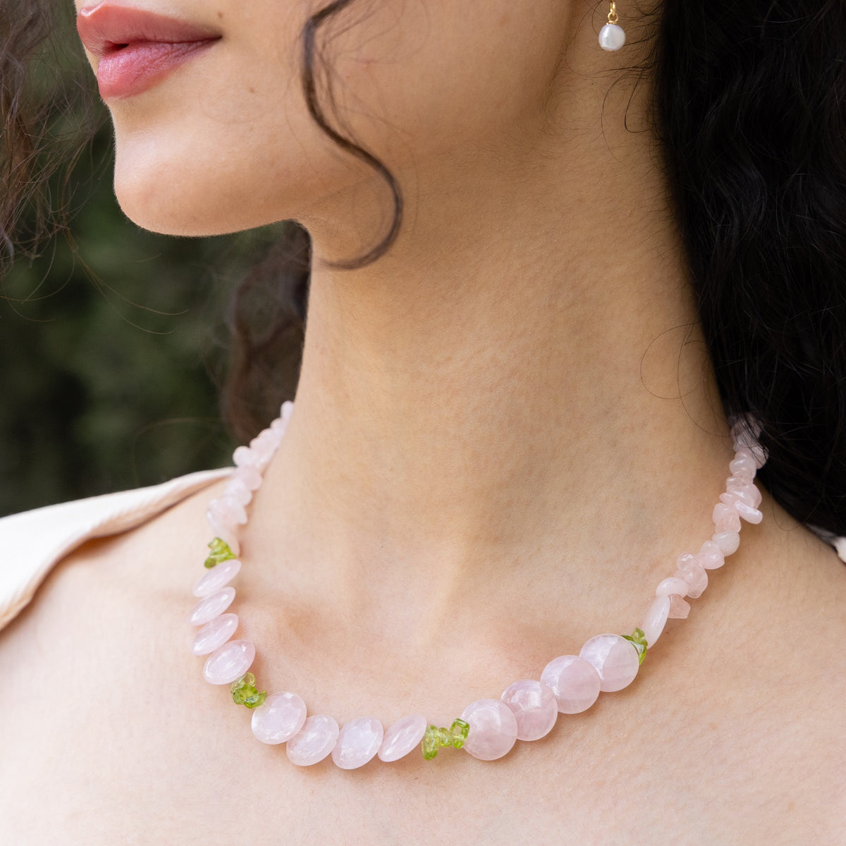 Elora Blossom Gemstone Necklace