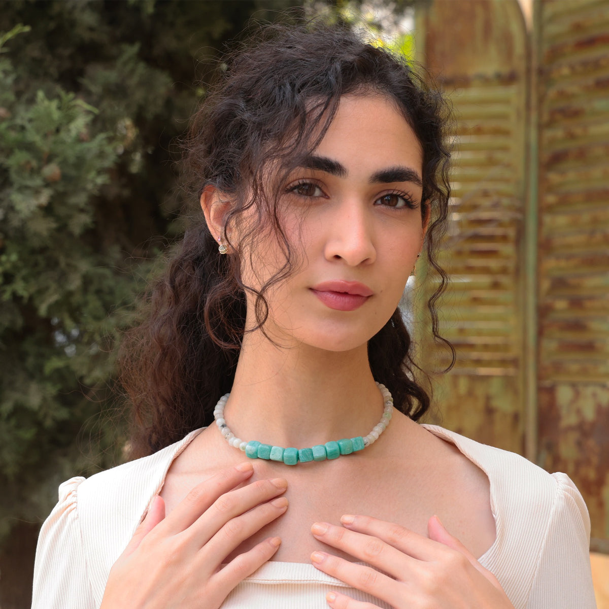 Elora Ocean Gemstone Necklace