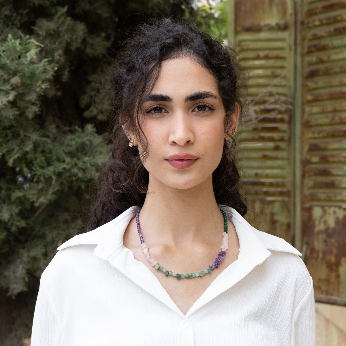 Elora Garden Gemstone Necklace