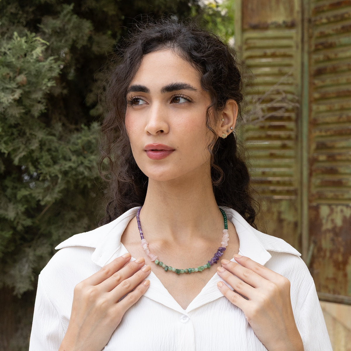 Elora Garden Gemstone Necklace