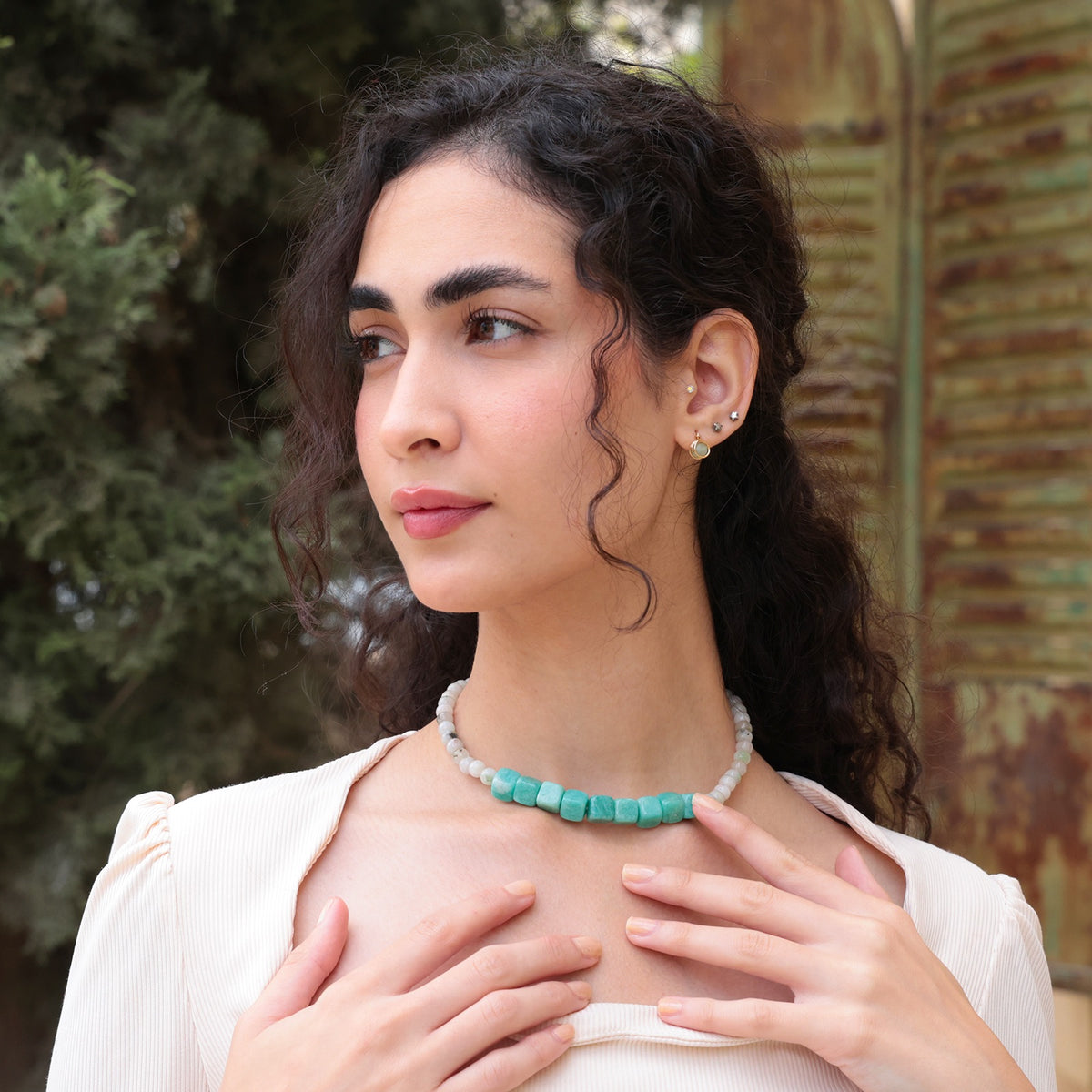 Elora Ocean Gemstone Necklace