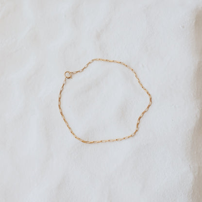 Open Box Gold Bracelet - PeacePiecesJewelry