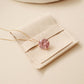Pink Round Zircon Gemstone Necklace