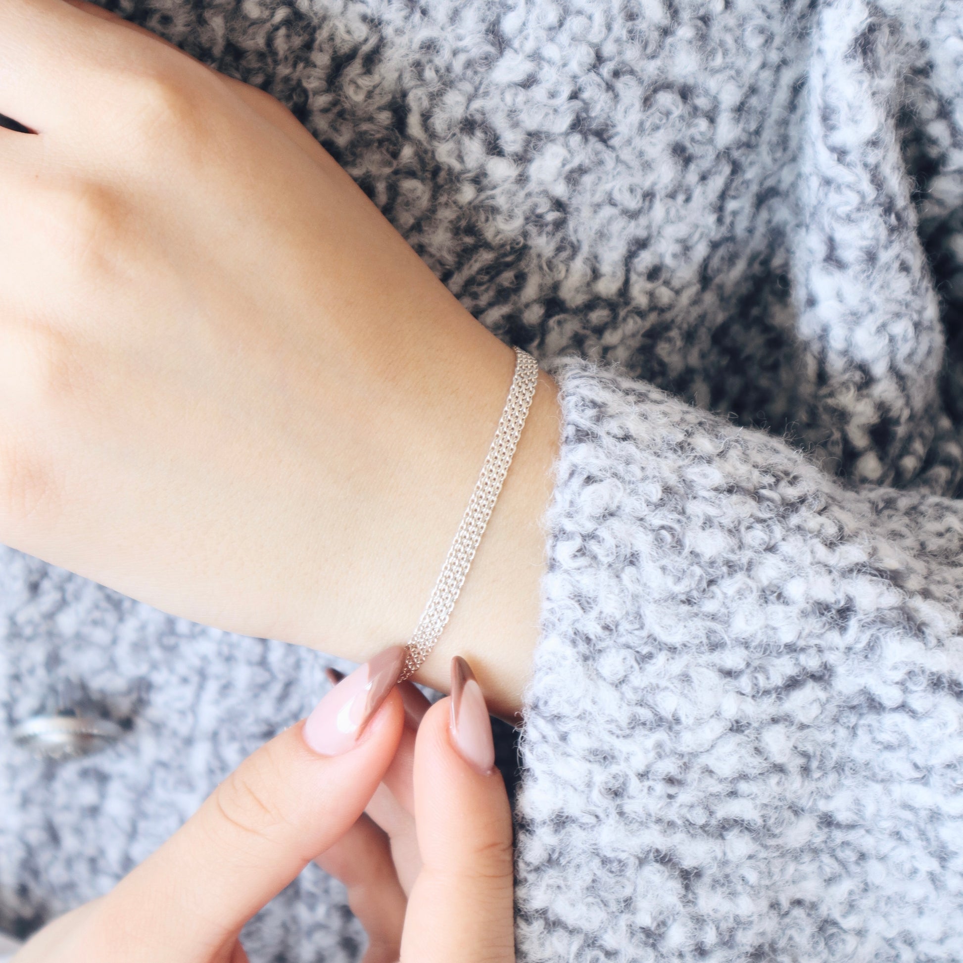 Woven Chain Bracelet - PeacePiecesJewelry