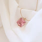 Pink Cubic Zirconia Gemstone Necklace