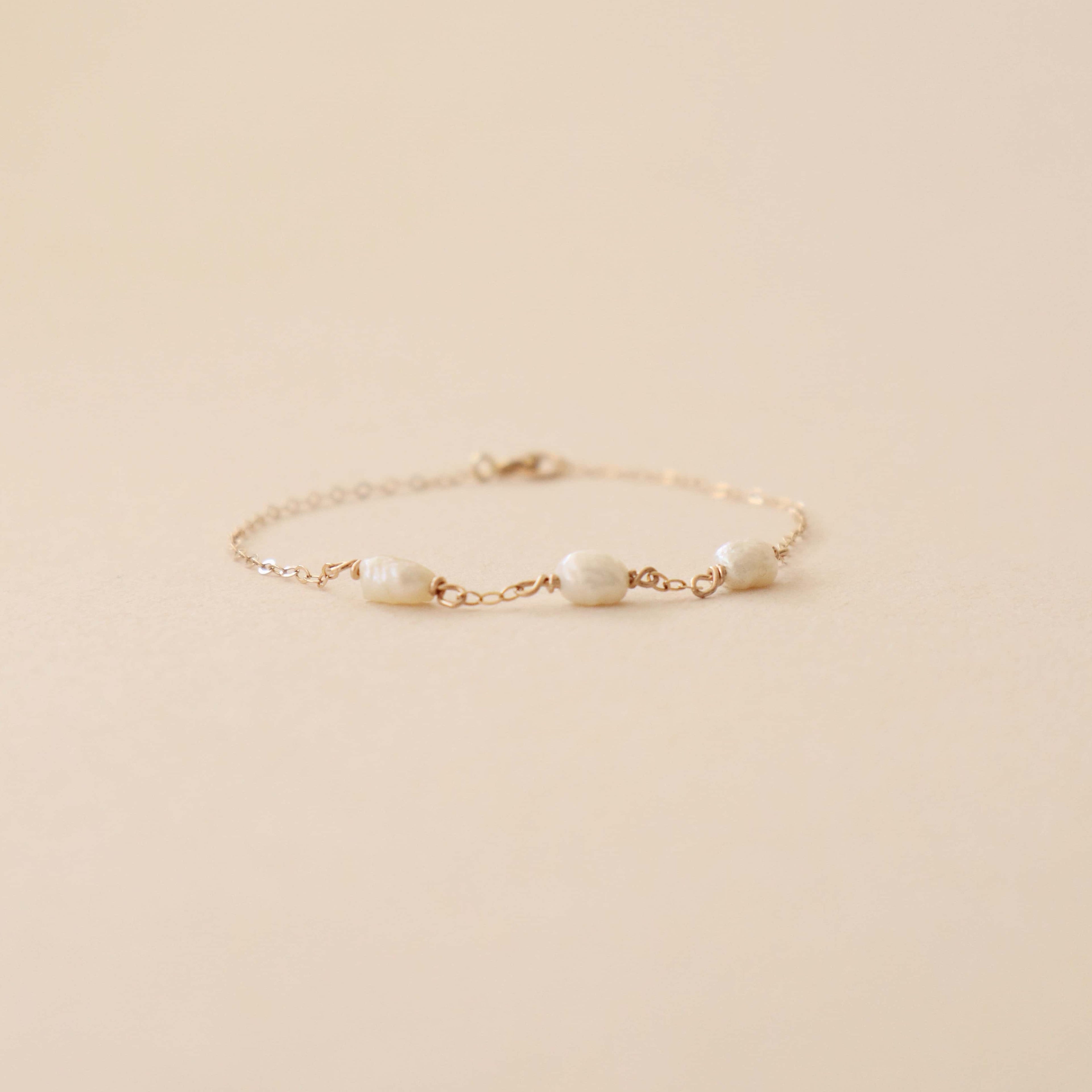 Pearls Bracelet PeacePiecesJewelry