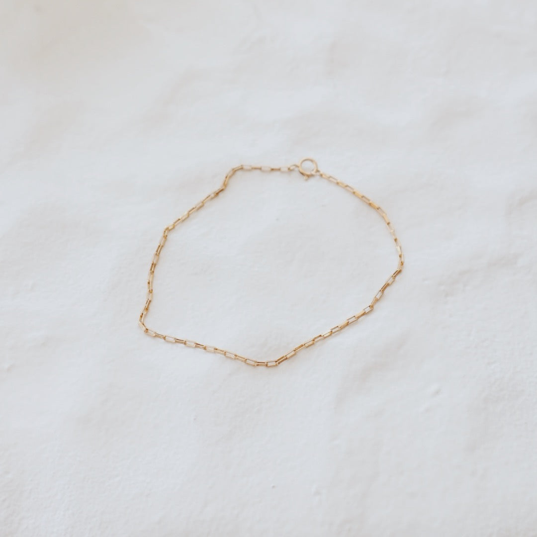 Open Box Gold Bracelet - PeacePiecesJewelry
