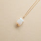 Moonstone Gemstone Necklace PeacePiecesJewelry
