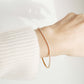 Tennis Bracelet Gold PeacePiecesJewelry