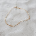 Cable Chain Gold Bracelet - PeacePiecesJewelry