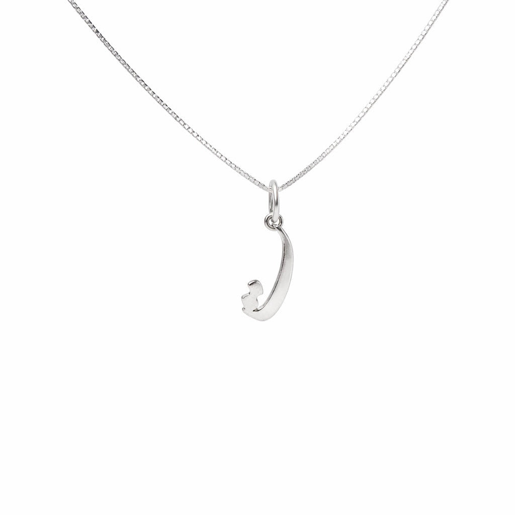 Arabic Initial Necklace PeacePiecesJewelry