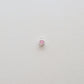 Pink Tourmaline Silver Heart Charm
