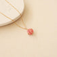 Watermelon Quartz Necklace - PeacePiecesJewelry