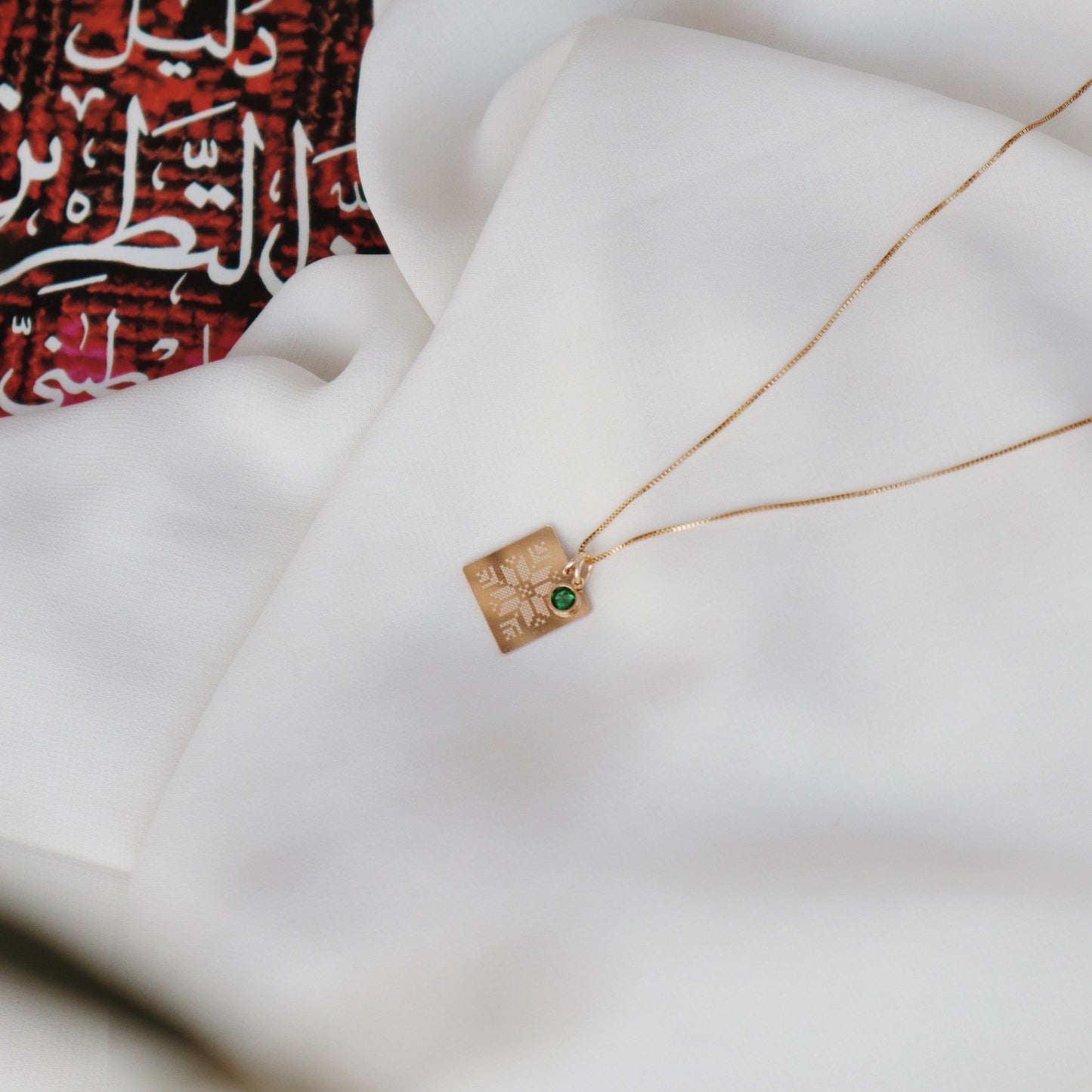 Ramallah Necklace with Stone PeacePiecesJewelry