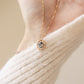 Sealed Aquamarine Necklace PeacePiecesJewelry