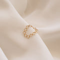 Leafs Chain Ring Peace Pieces Jewelry