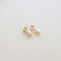 Pearl Drop Ball Earrings PeacePiecesJewelry