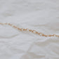 Drawn Cable Chain Gold Bracelet - PeacePiecesJewelry