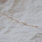 Drawn Cable Chain Gold Bracelet - PeacePiecesJewelry