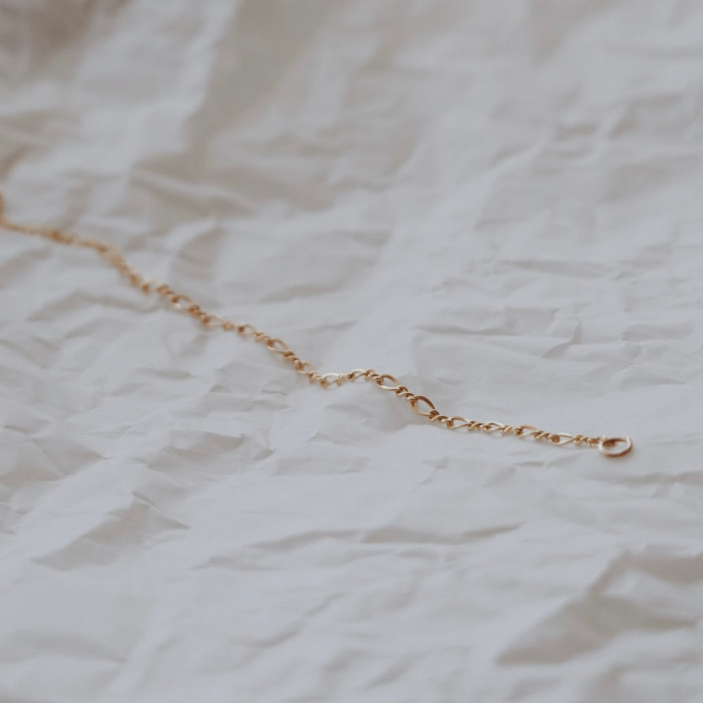 Drawn Cable Chain Gold Bracelet - PeacePiecesJewelry