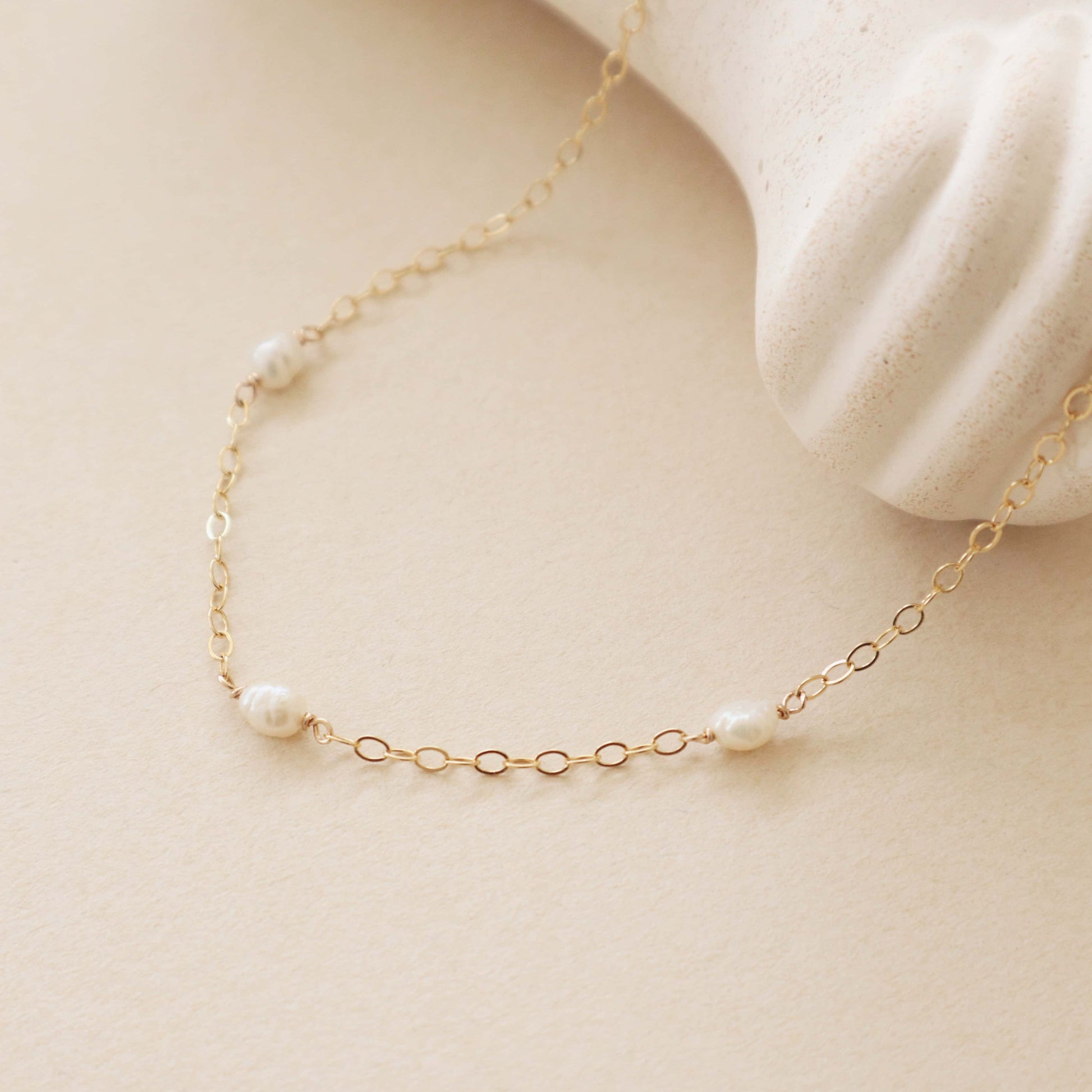Pearls Necklace PeacePiecesJewelry