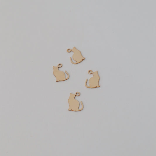 Cat Charm - PeacePiecesJewelry